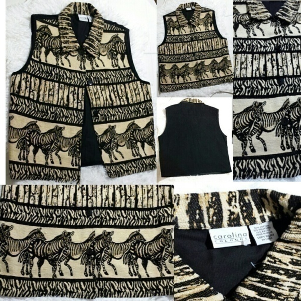 Vintage Carolina Colours
Safari Zebras Vest